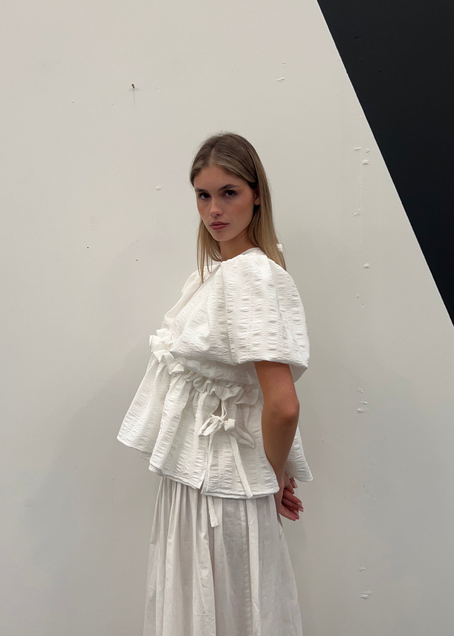 Luma Top - Puff Sleeve - (SeerSucker)