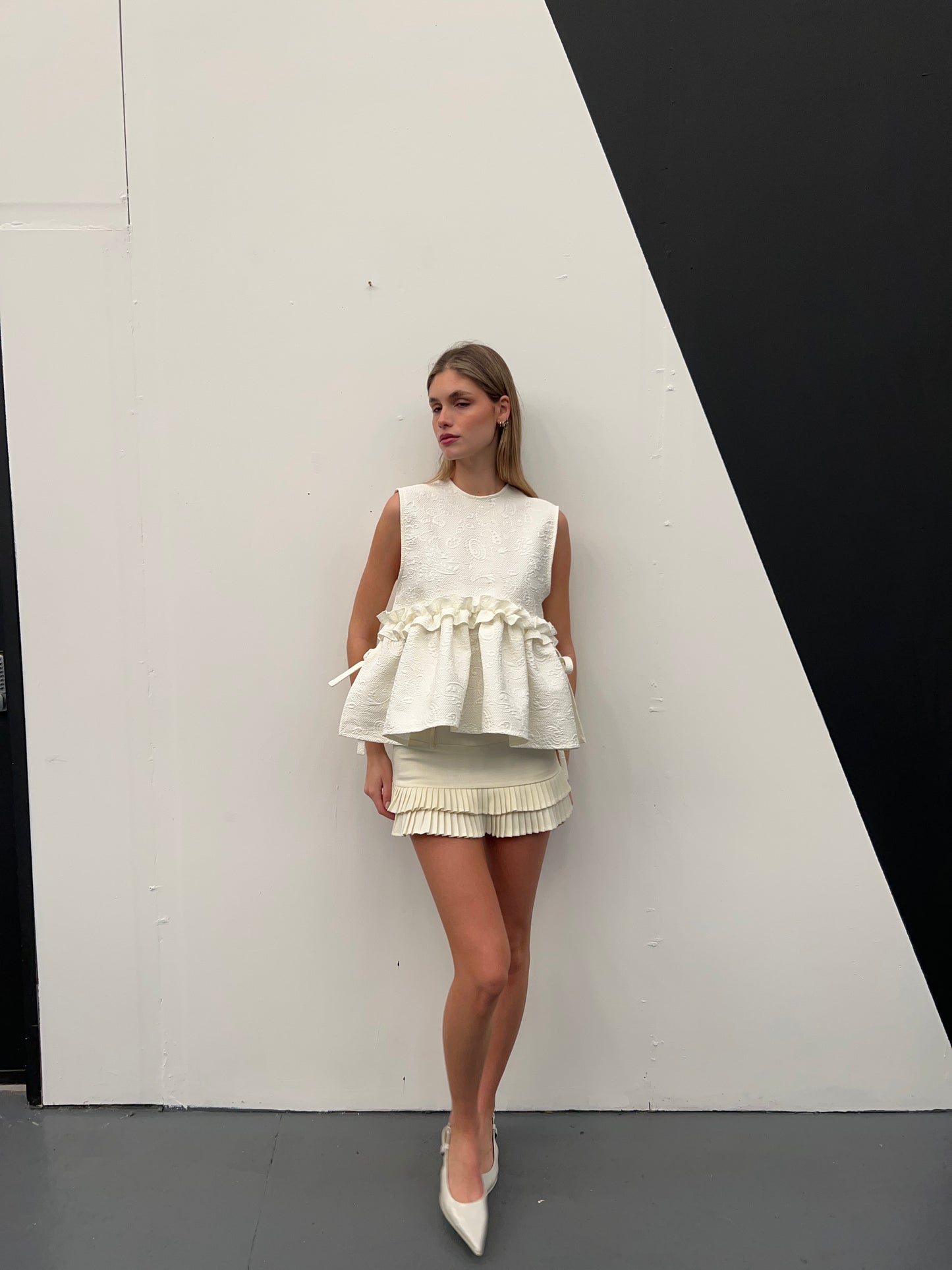 Luma Top - Sleeveless - (Jacquard)