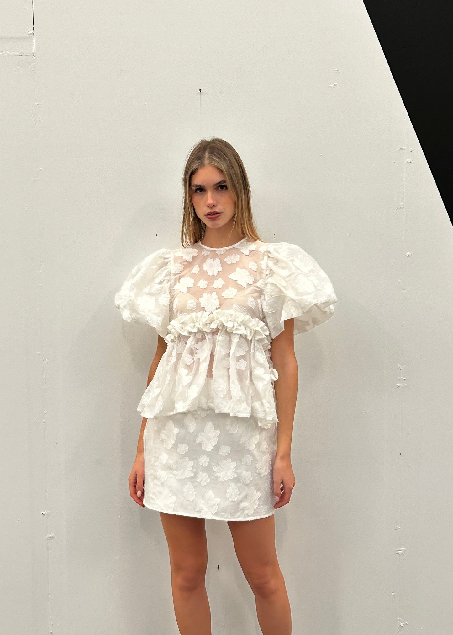 Luma Top – Puff Sleeve - (Organza)