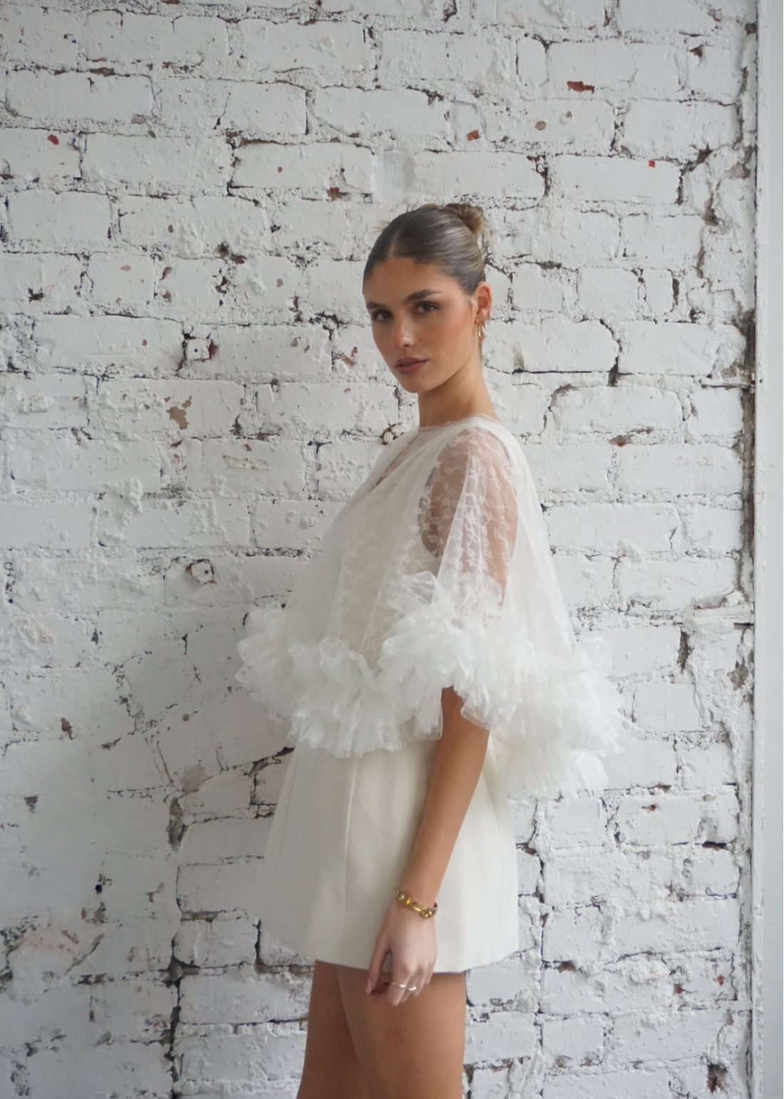 White Lace Cape - One of One
