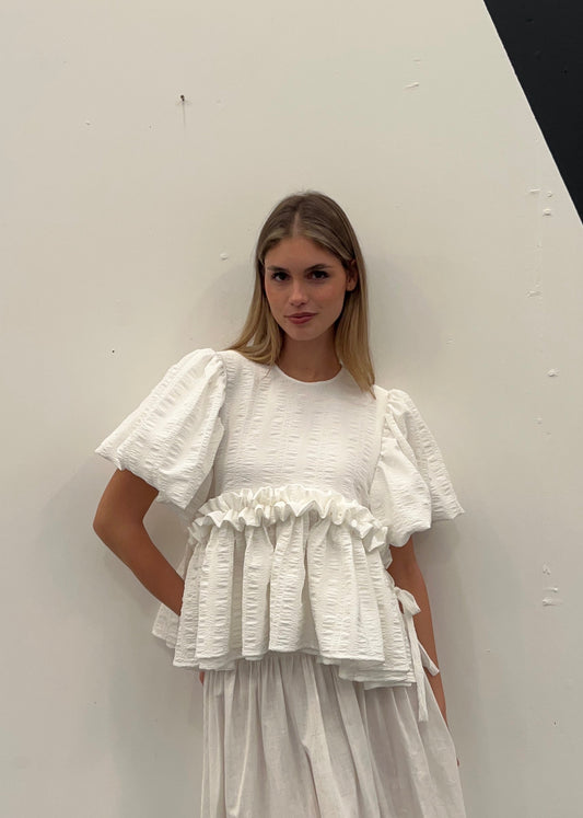 Luma Top - Puff Sleeve - (SeerSucker)