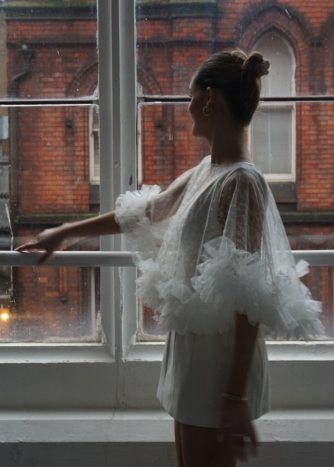 White Lace Cape - One of One