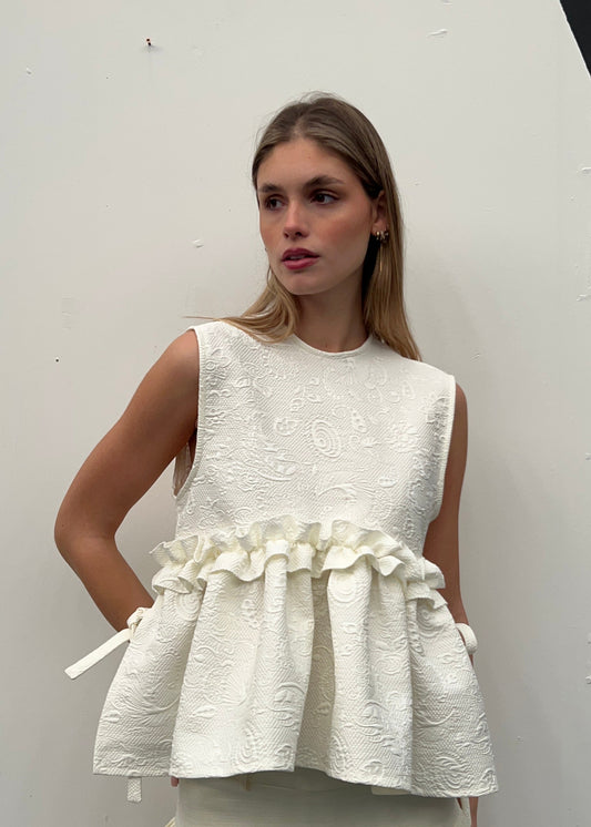 Luma Top - Sleeveless - (Jacquard)