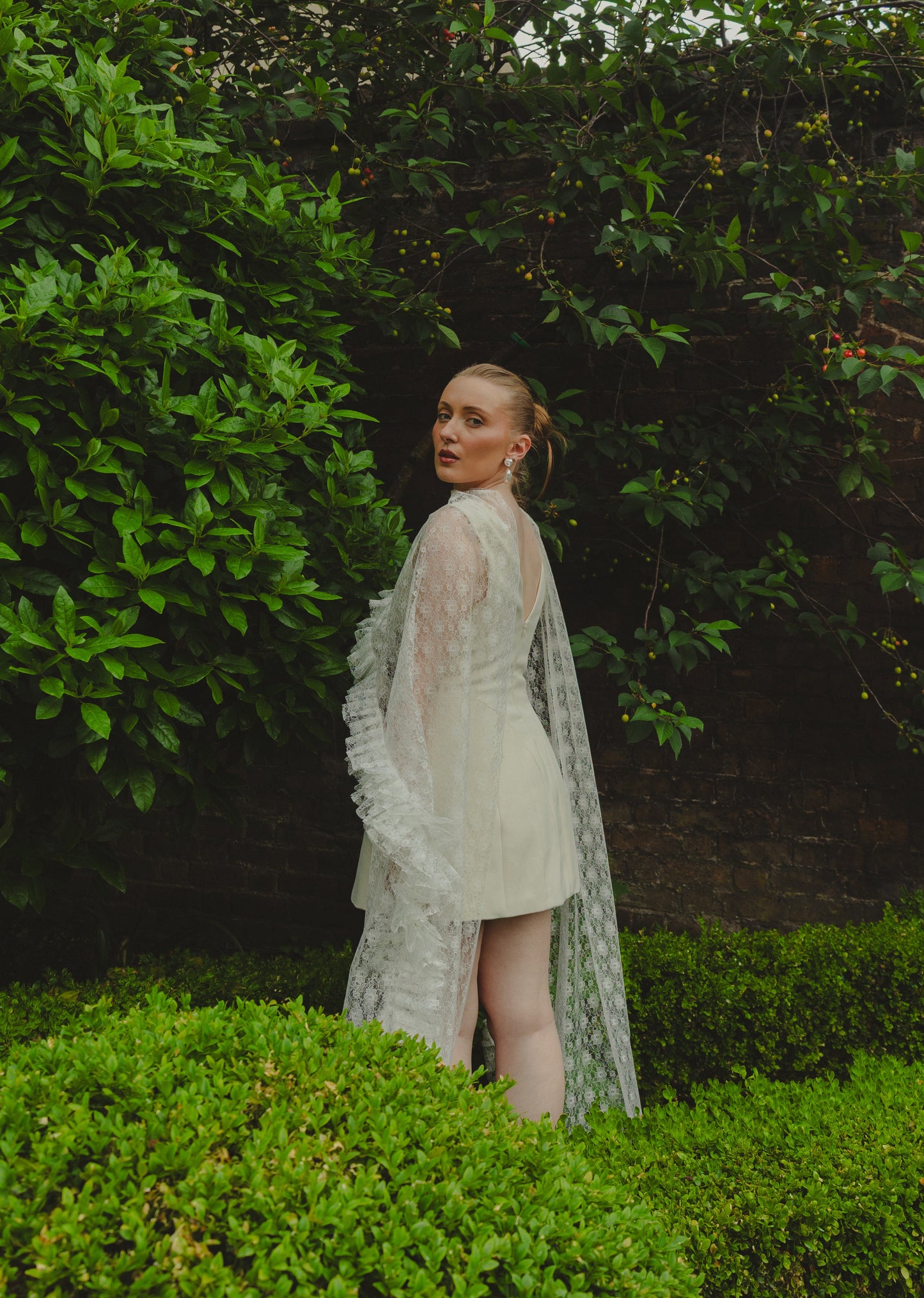 Elara Lace Cape
