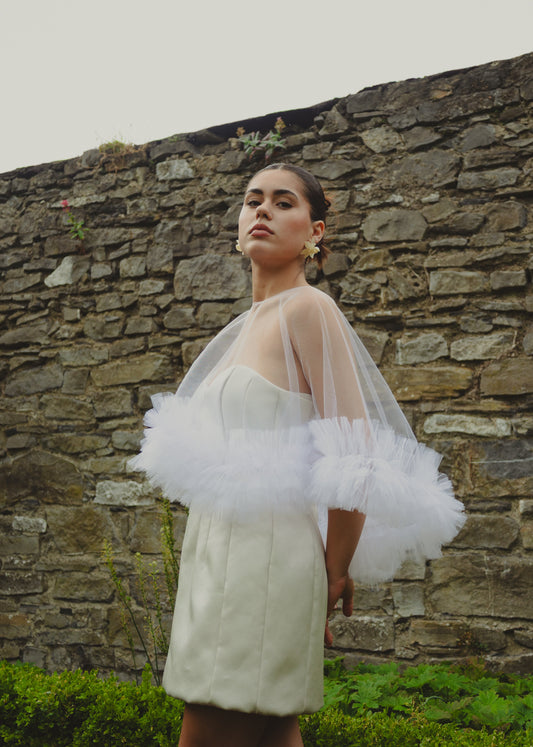 White Classic Cape