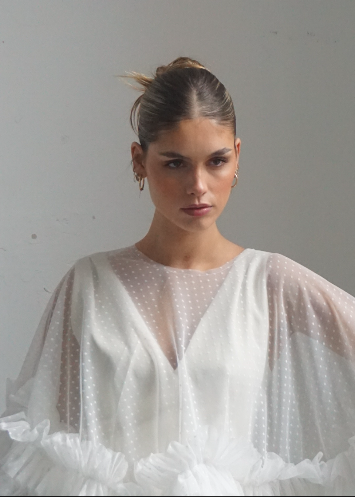 Dotty Cape - White