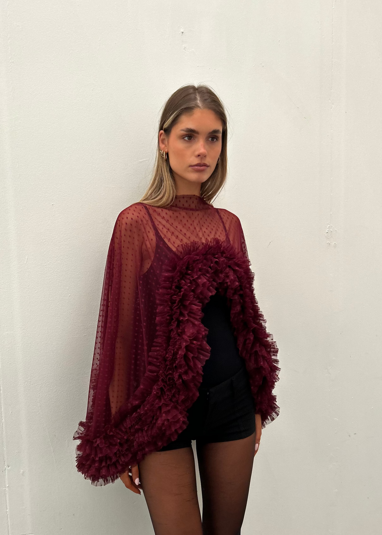 Berry Cape Top