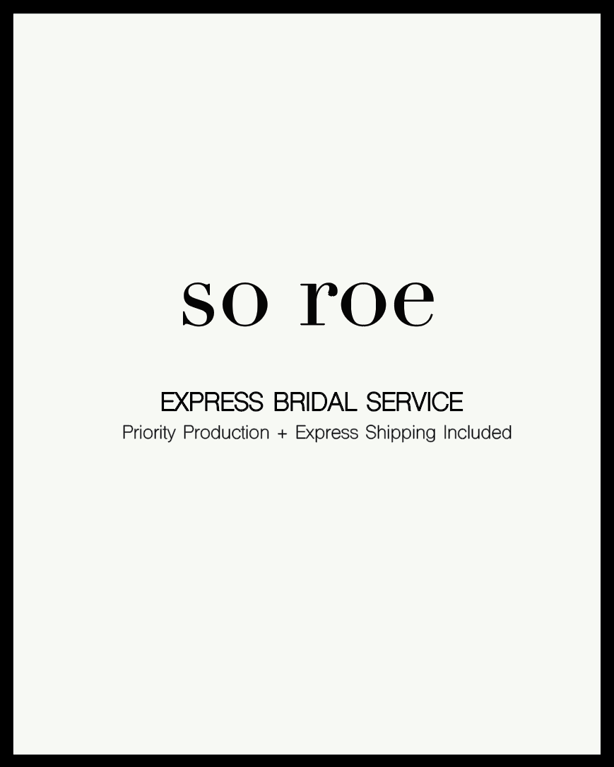 Express Bridal Service – 10 Working Days