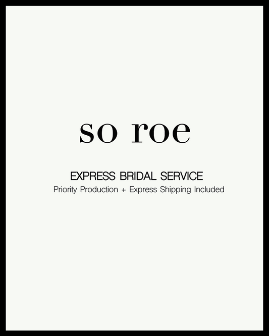 Express Bridal Service – 10 Working Days